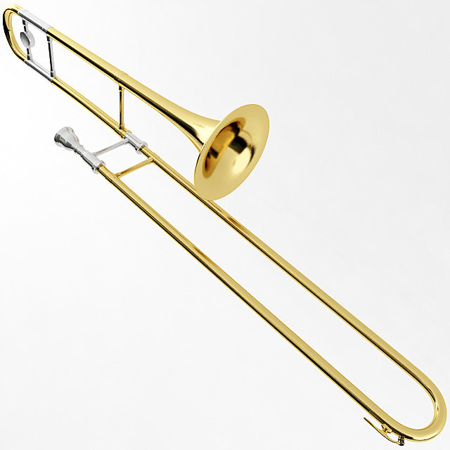 Trombone 3D model TurboSquid 1297778