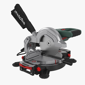 3D realistic metaboo mitre saw