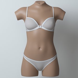 3D lingerie mannequin