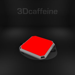 3D button ready engine model
