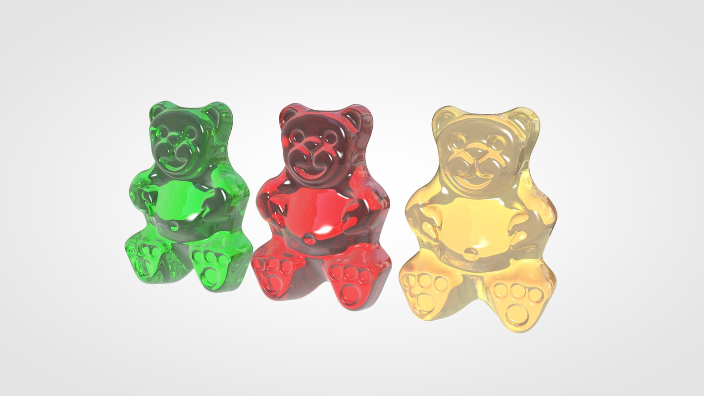 Gummy bear 3D - TurboSquid 1298029