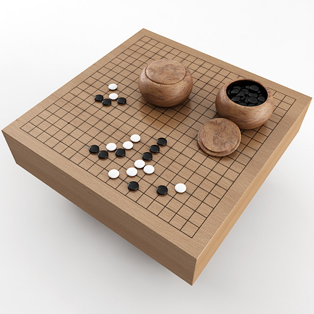 Baduk board 3D - TurboSquid 1298116