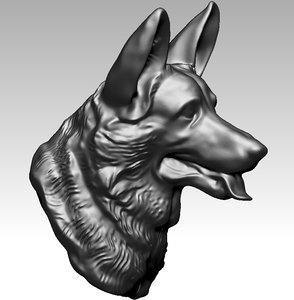 3D model dog head
