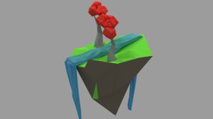 3D isomatric island model
