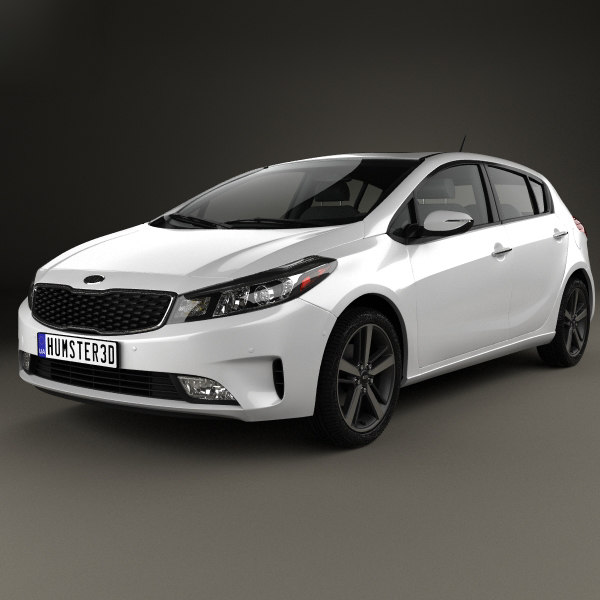 Kia k3 5-door 3D model - TurboSquid 1298226