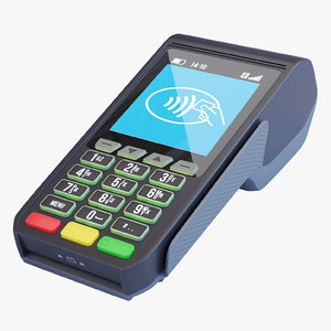 3D pos payment terminal pay