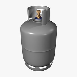 gas cylinder 3D model
