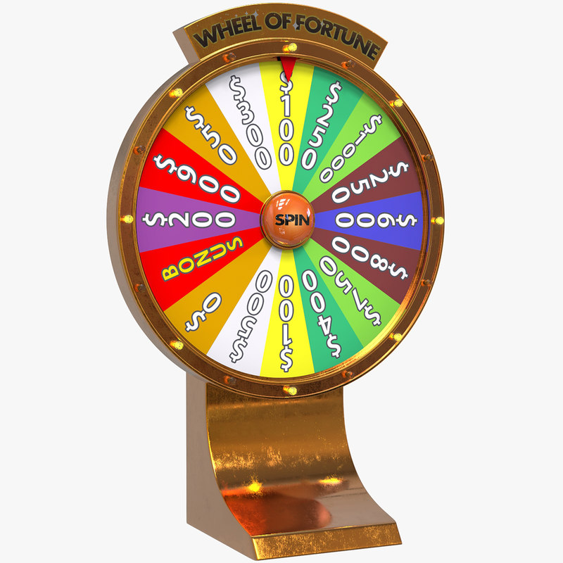 3D model wheel fortune TurboSquid 1298527