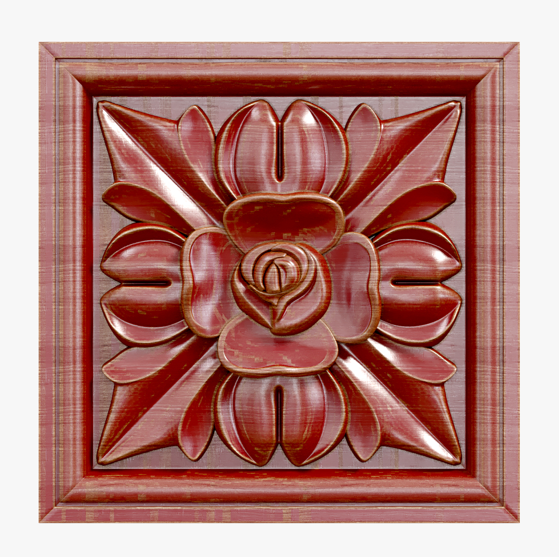 1 Rosette Grand Decor Dekor R110 520x520mm PU Decke Stuck