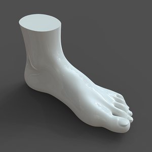 feet casual woman 3D model