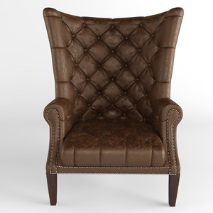 wing lounge chair 3D model