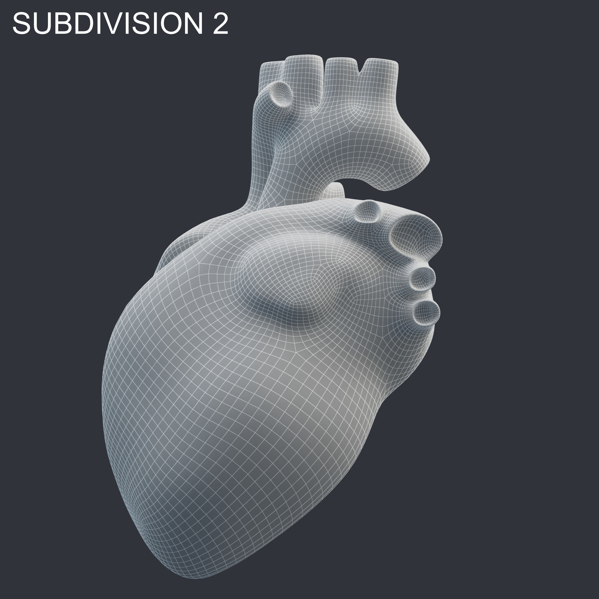 Human heart animation 3D model - TurboSquid 1298711