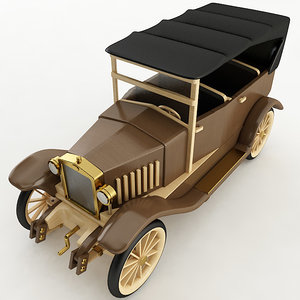 vintage car 3D