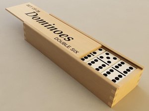 3D dominoes pieces box model
