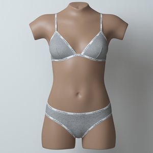 lingerie mannequin 3D model