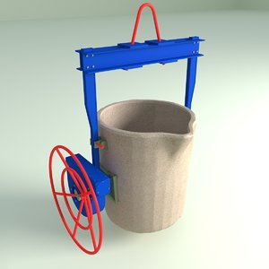 3D ladle filling