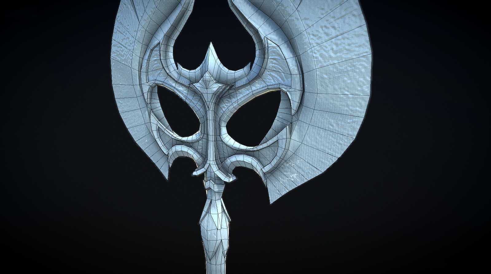 3D skyrim glass war axe model - TurboSquid 1299018