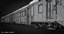 3D diesel passenger train model