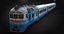 3D diesel passenger train model