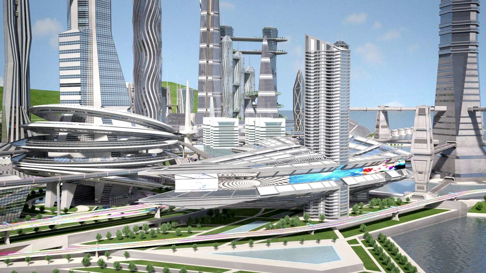 3D future city earth - TurboSquid 1299039
