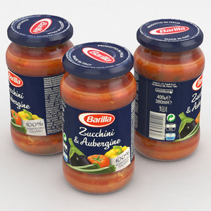 3D food sauce jar