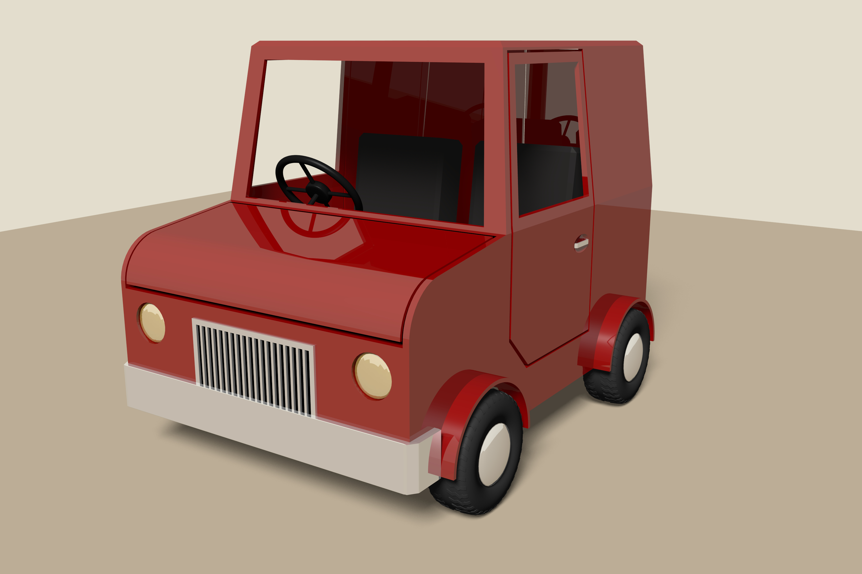 玩具车3d模型