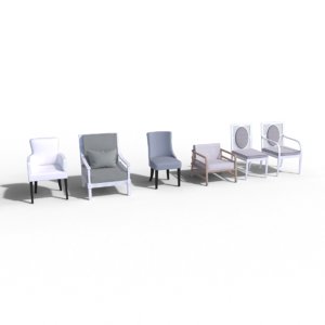 3D chairs janus et model