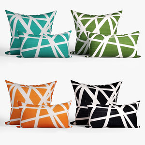 3D decorative pillows dot bo