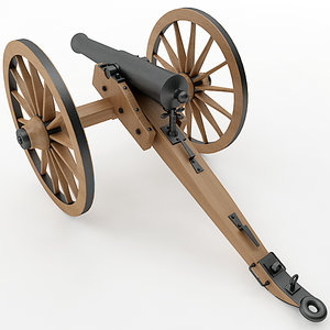 3D napoleon field gun