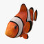 clown fish 3D model