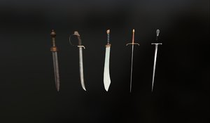 3D swords