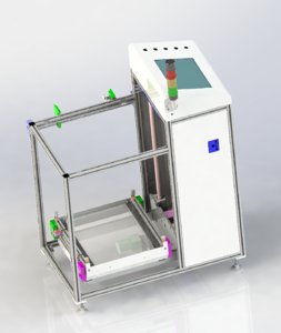 3D elevator conveyor model