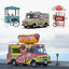 3D model hotdog icecream street vending