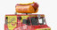 3D model hotdog icecream street vending