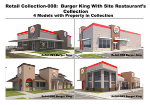 3D retail collection-008 burger king