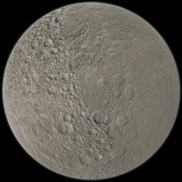 3D moon rhea model