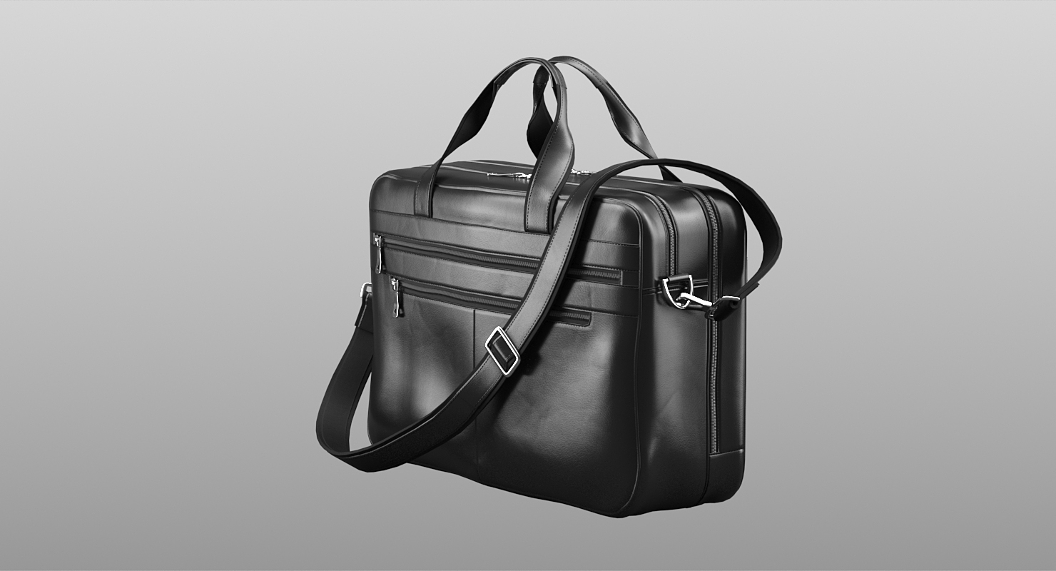 男士经典包3d模型