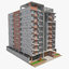 apartment building 3D