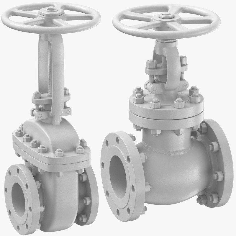 3D industrial pipe valves TurboSquid 1300042