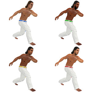 pack rigged capoeira 3D