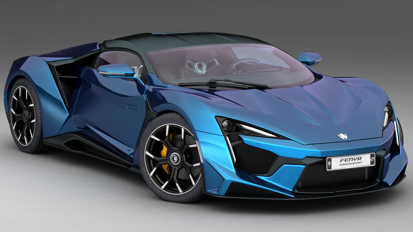 W motors fenyr supersport 3D model - TurboSquid 1300169