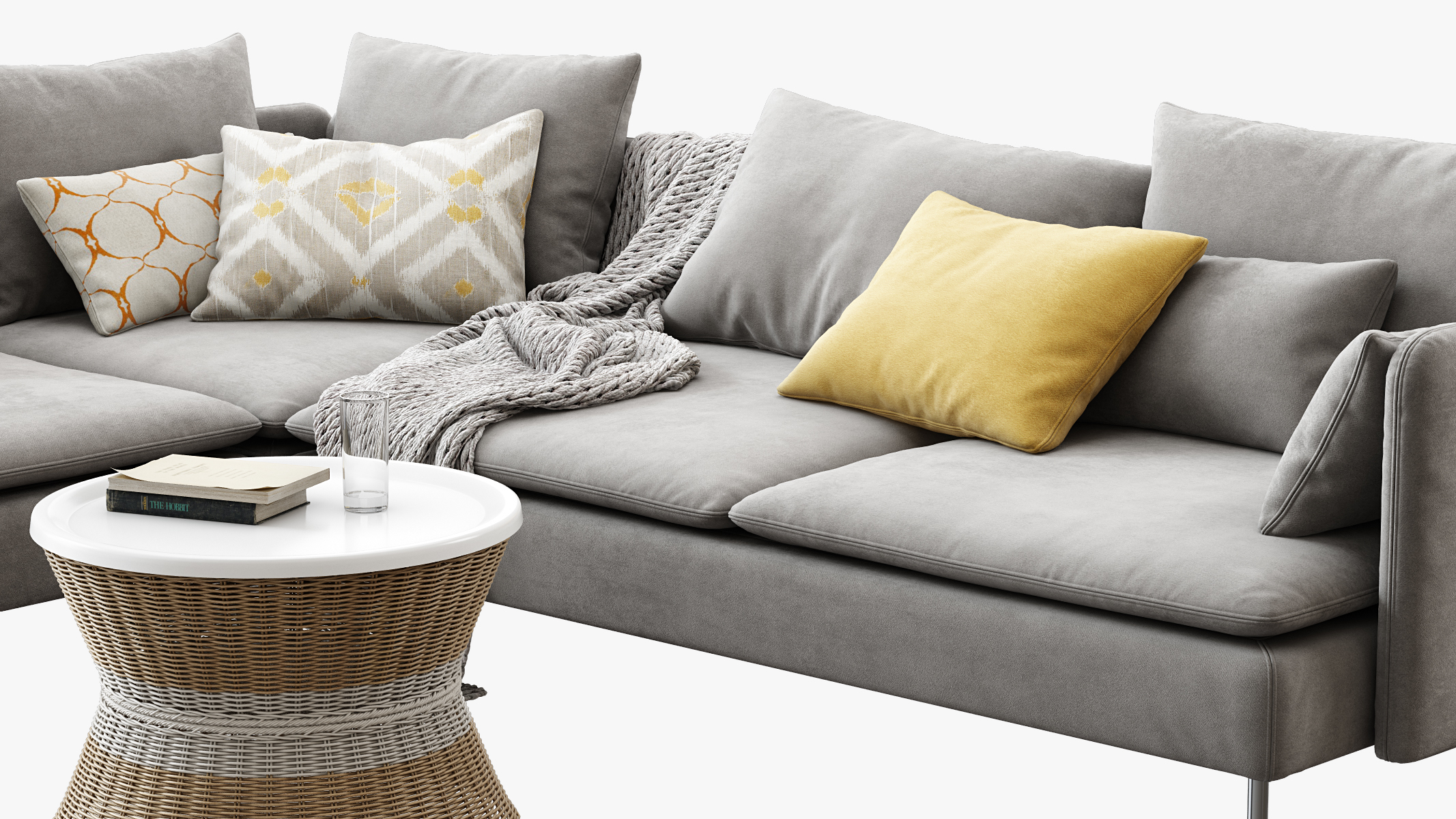 宜家soderhamn(沙发系列)3d模型