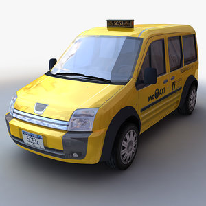 3D taxi generic model