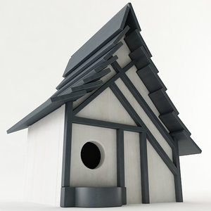 birdhouse wood 3D model