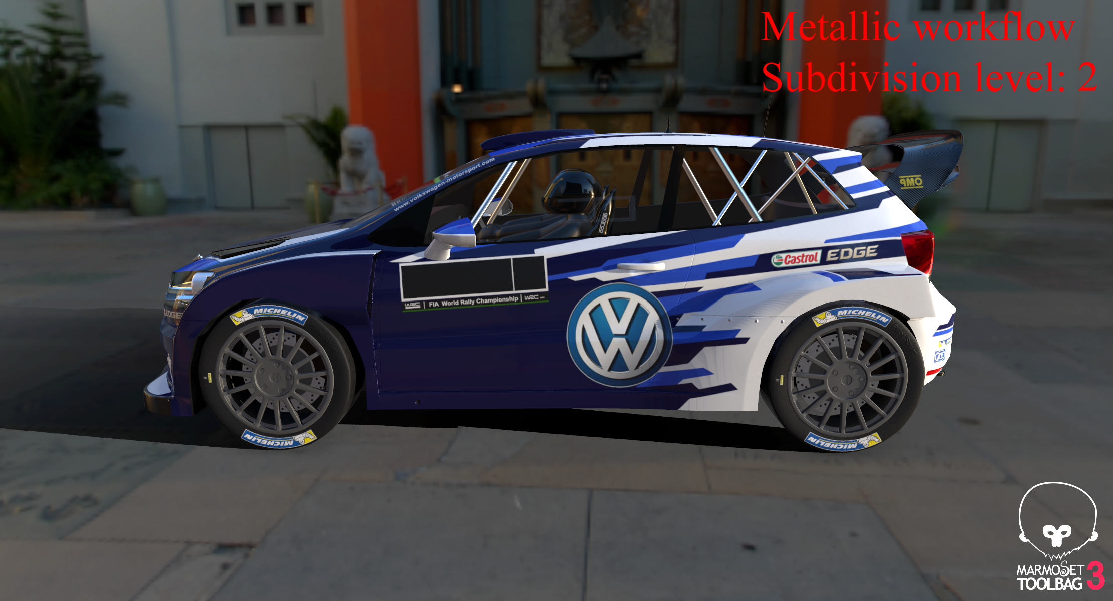 3D Volkswagen Polo R Wrc - TurboSquid 1300434