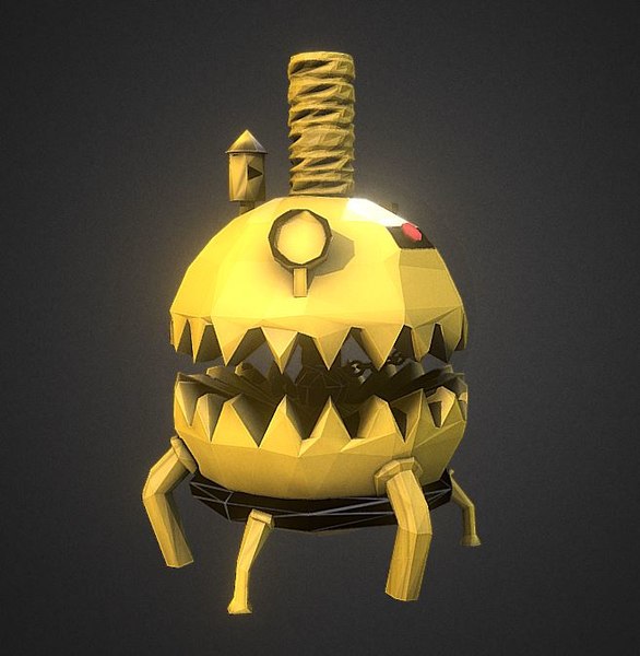 Craveomatic crusher robot 3D model TurboSquid 1300435