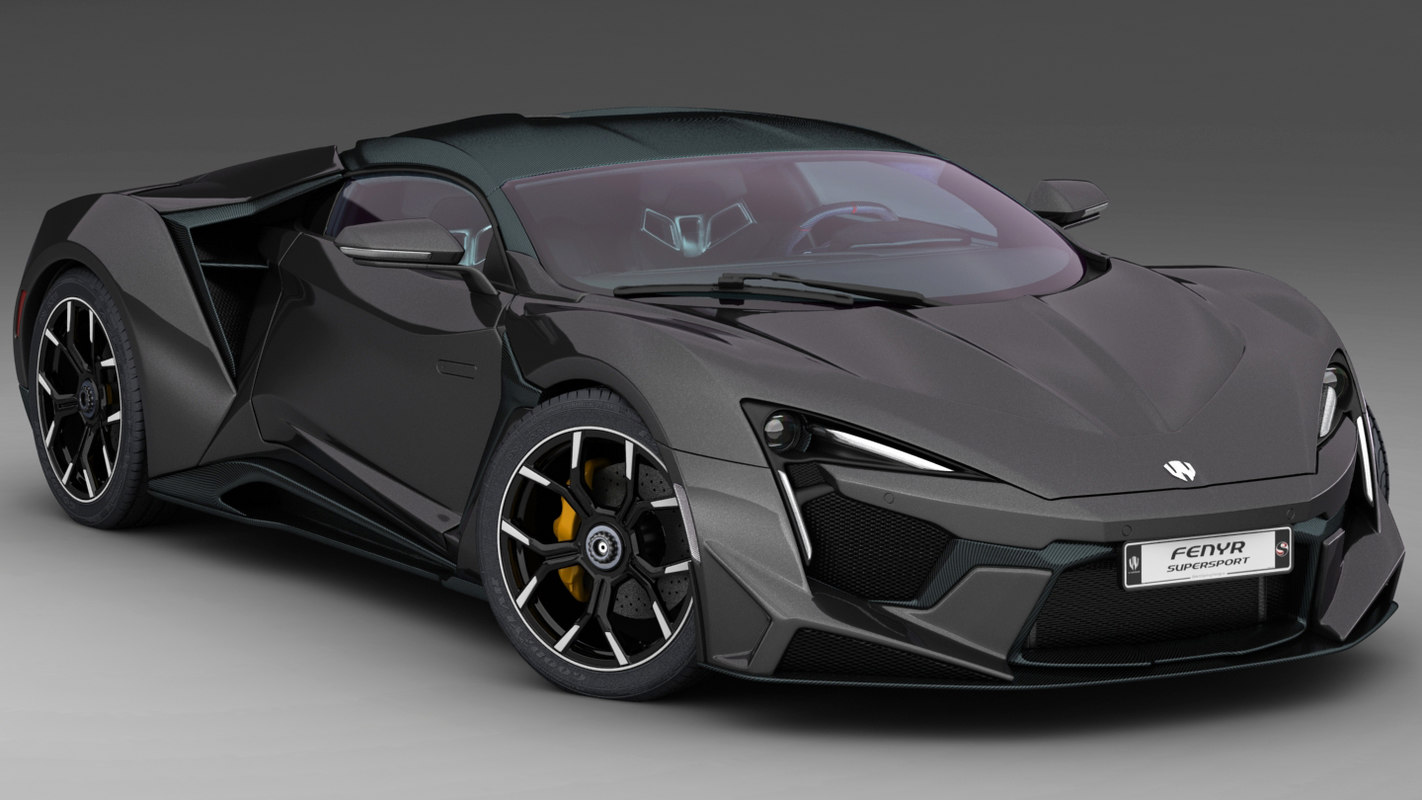 3d W Motors Fenyr Supersport Model Turbosquid