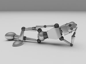 humanoid robot 3D model