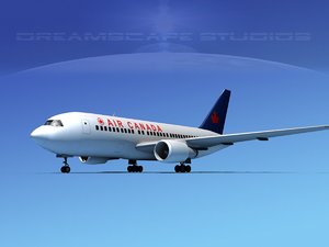 airline boeing 767-200er 3D