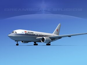 3D model airline boeing 767 767-200er
